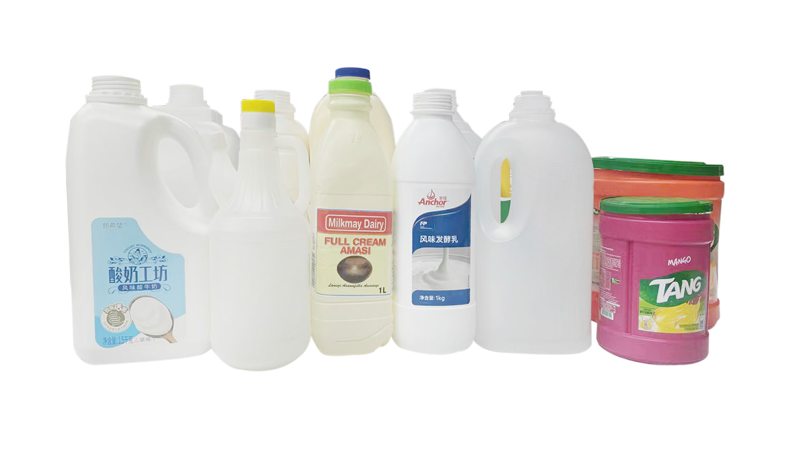 botella de paquete de comida