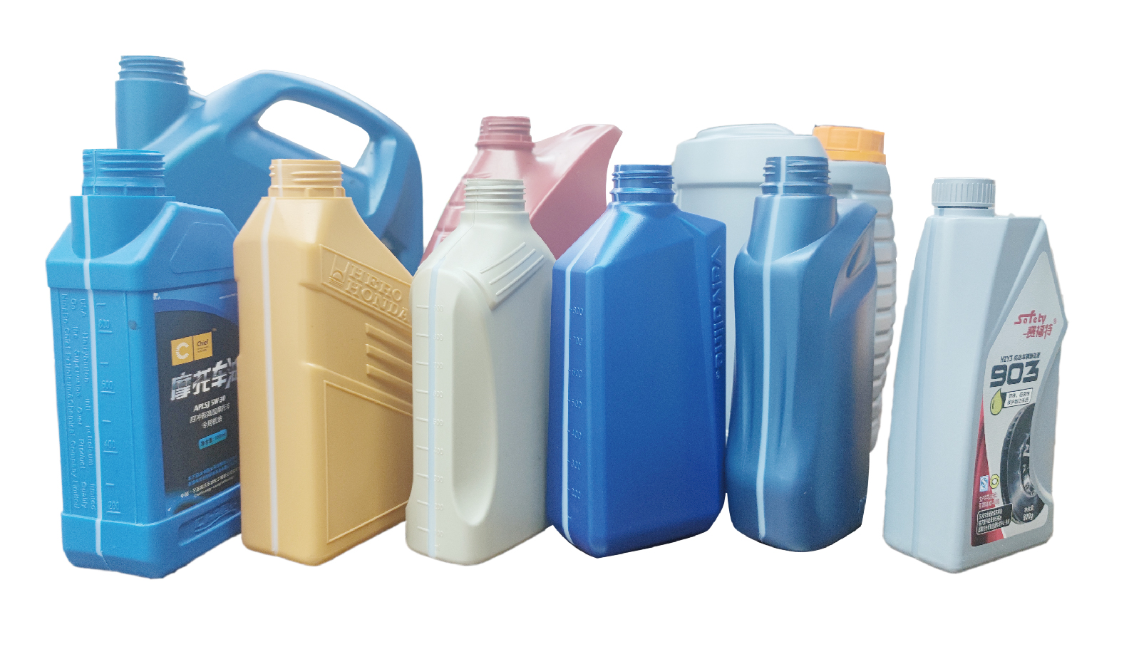 botella de aceite del motor