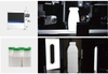 Sistema de detección visual para botellas de plástico tarro de cuello en ángulo bidones de barril de hdpe