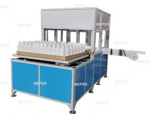 Máquina automática de embalaje de cajas de papel de cartón de botellas de plástico vacías MEPER para botellas de pet de pvc pp