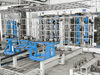 Máquina de jaula de paquete de betún personalizable para la producción de cuadros de L y rectángulo